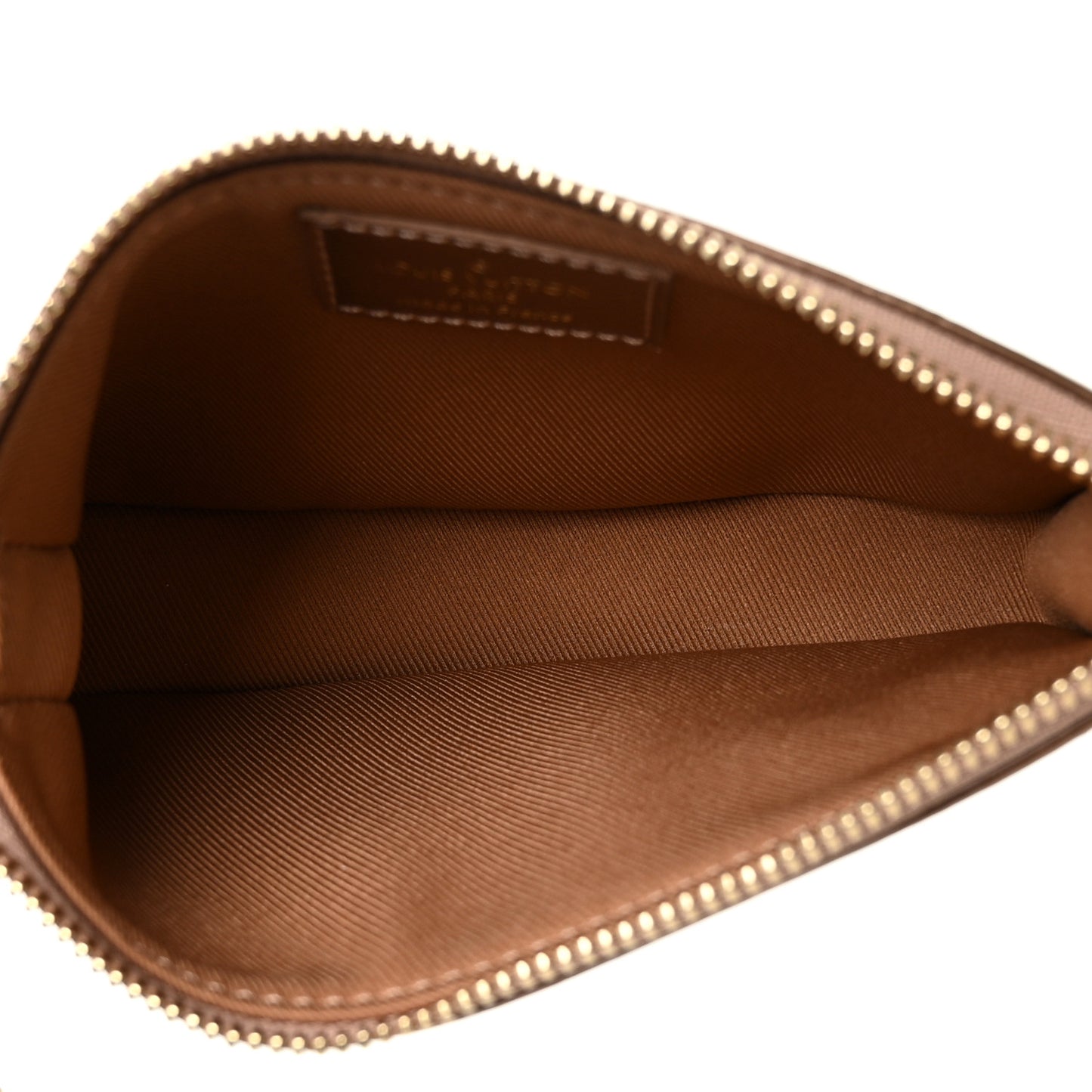 Metallic Vernis Mini Pochette Accessories Rose Gold