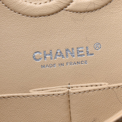 Chanel Caviar Quilted Medium Double Flap Beige Clair 6 of 9