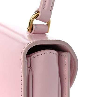 Celine Shiny Calfskin Triomphe Mini Besace Clea Pastel Pink 14 of 14