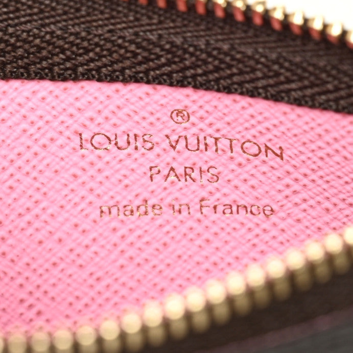 Monogram 2022 Christmas Animation Paris Key Pouch Pink