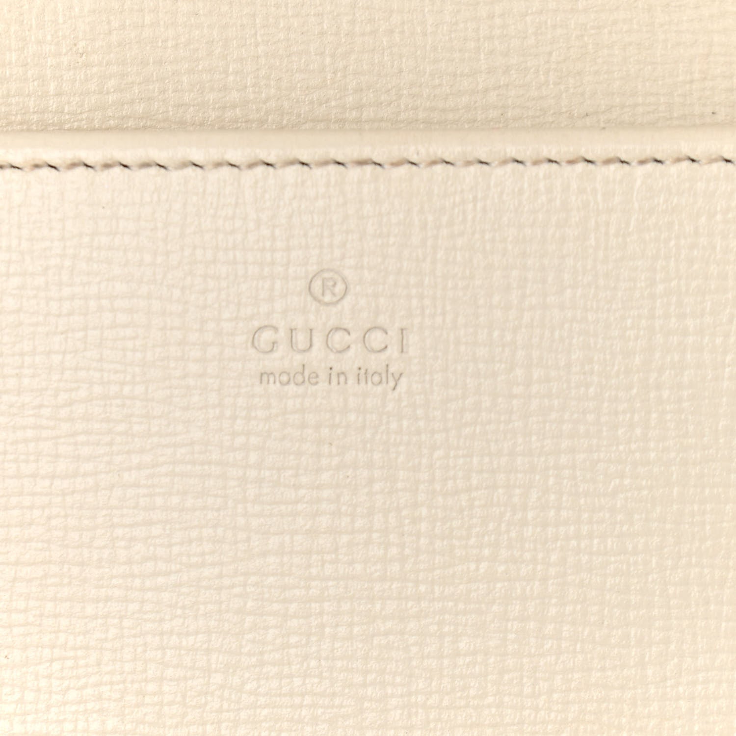 Gucci GG Supreme Monogram Azalea Calfskin Horsebit 1955 Wallet On Chain Beige Ebony Mystic White 6 of 11