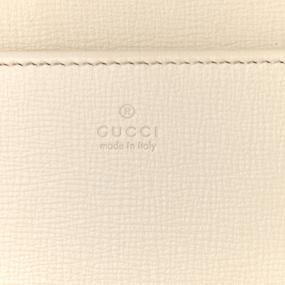 Gucci GG Supreme Monogram Azalea Calfskin Horsebit 1955 Wallet On Chain Beige Ebony Mystic White 6 of 11