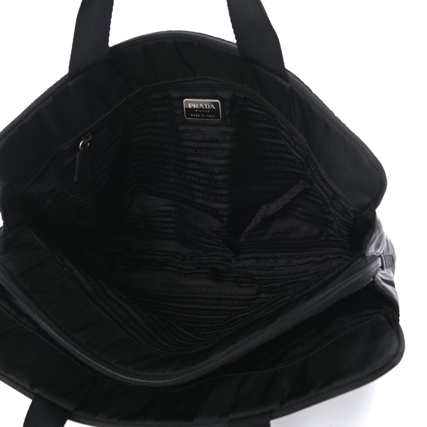 Tessuto Nylon Briefcase Black