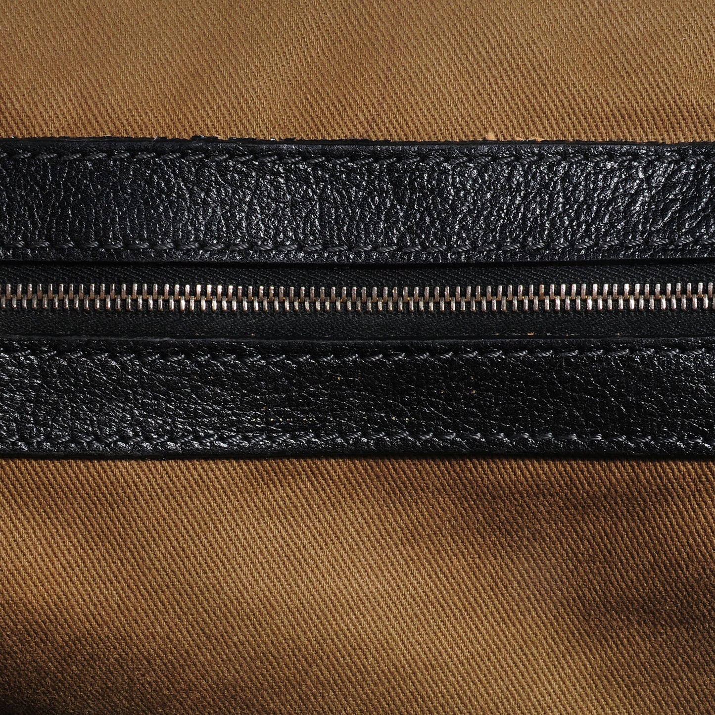 Quilted Leather Stam Black