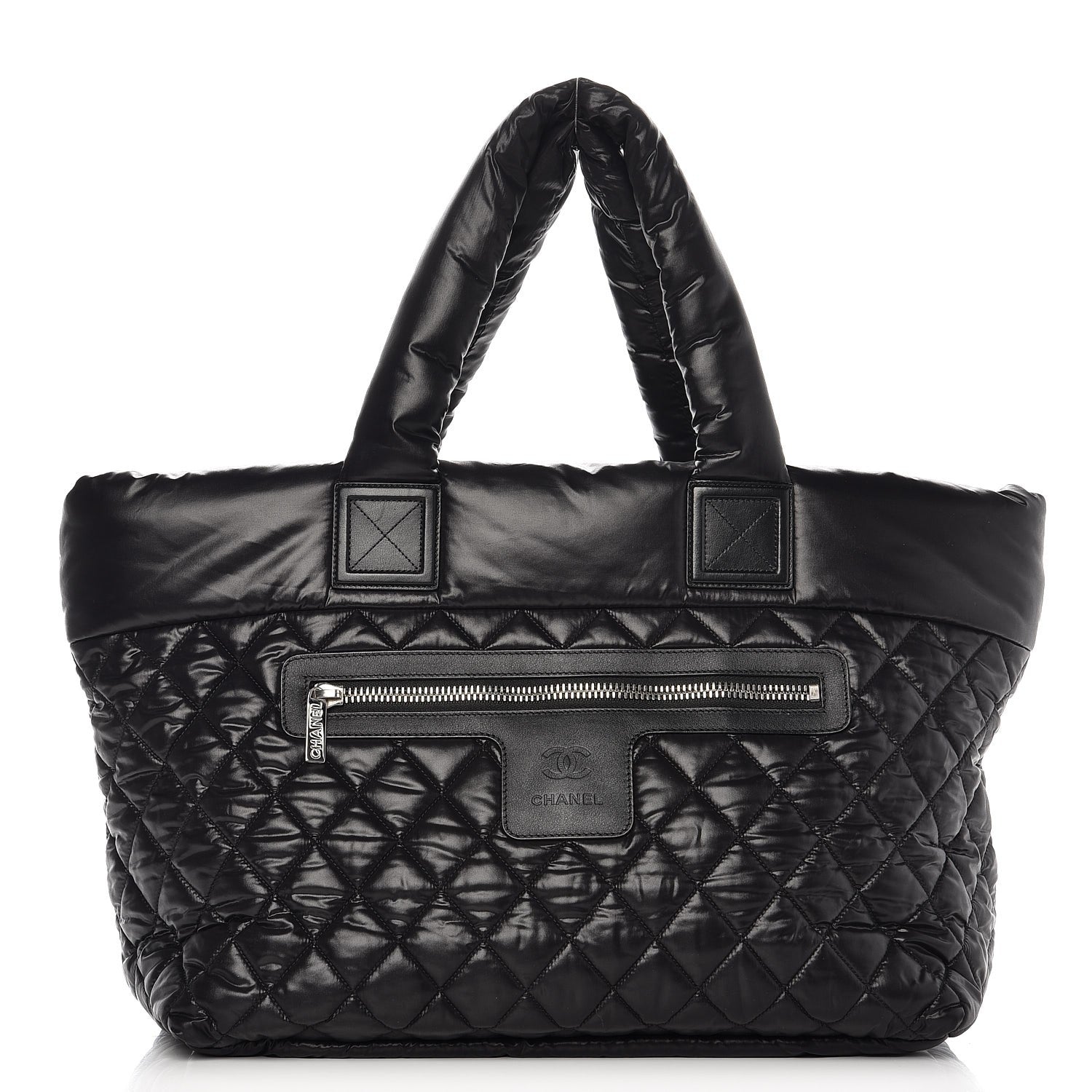 Chanel Nylon Quilted Large Coco Cocoon Tote Black 1 of 9