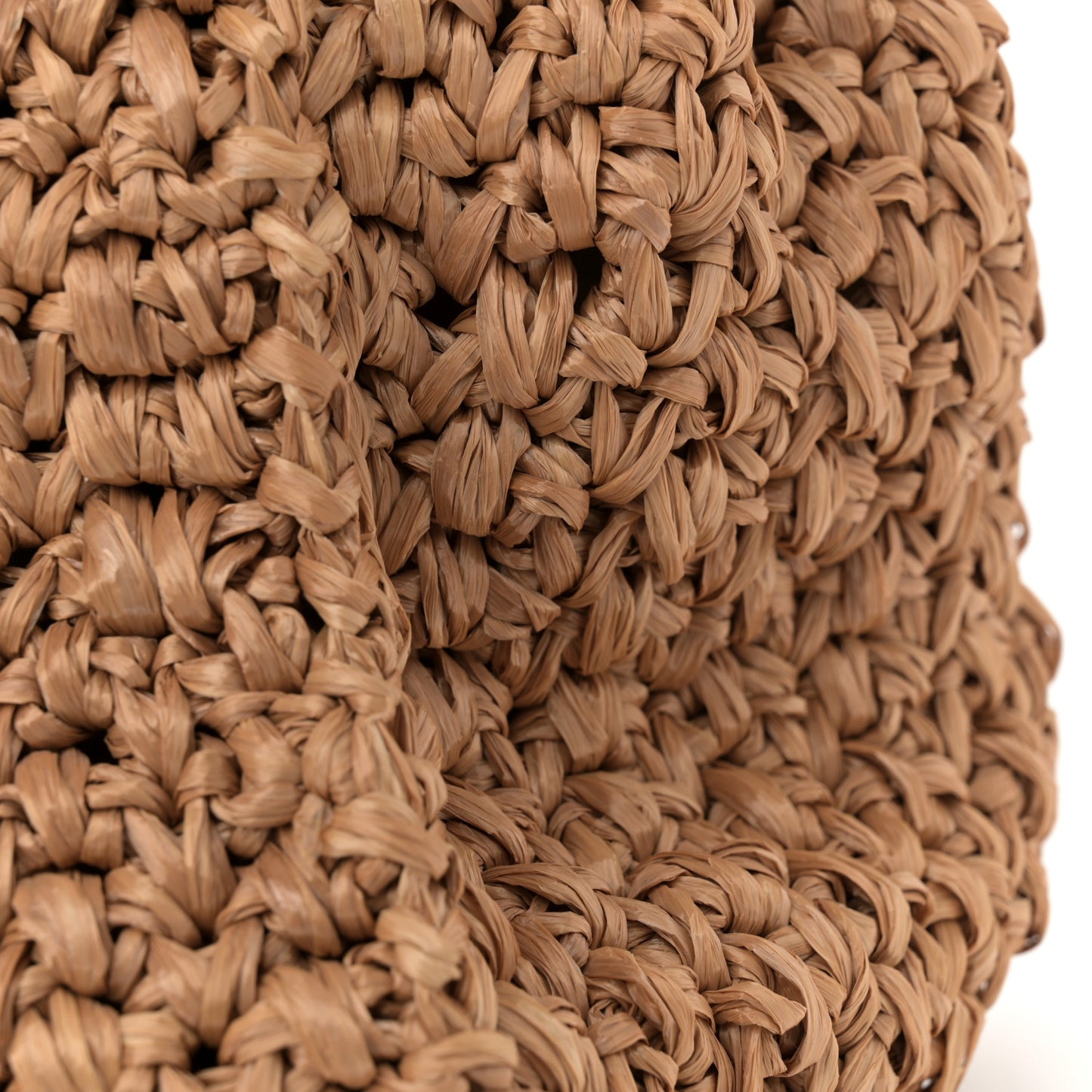 Raffia Snakeskin Large Peekaboo X-Tote Miele Bluette