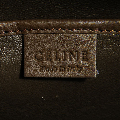 Celine Smooth Calfskin Nano Luggage Khaki 7 of 9
