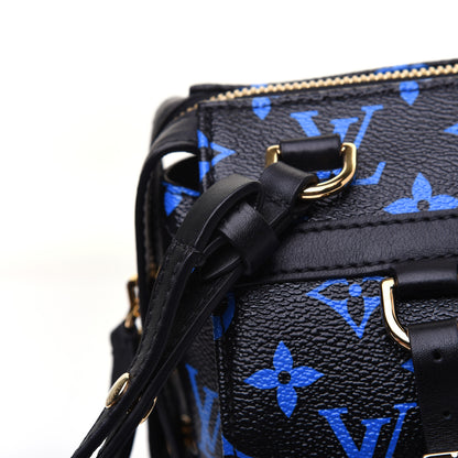 Louis Vuitton Colored Monogram Speedy Amazon PM Blue Black 10 of 16