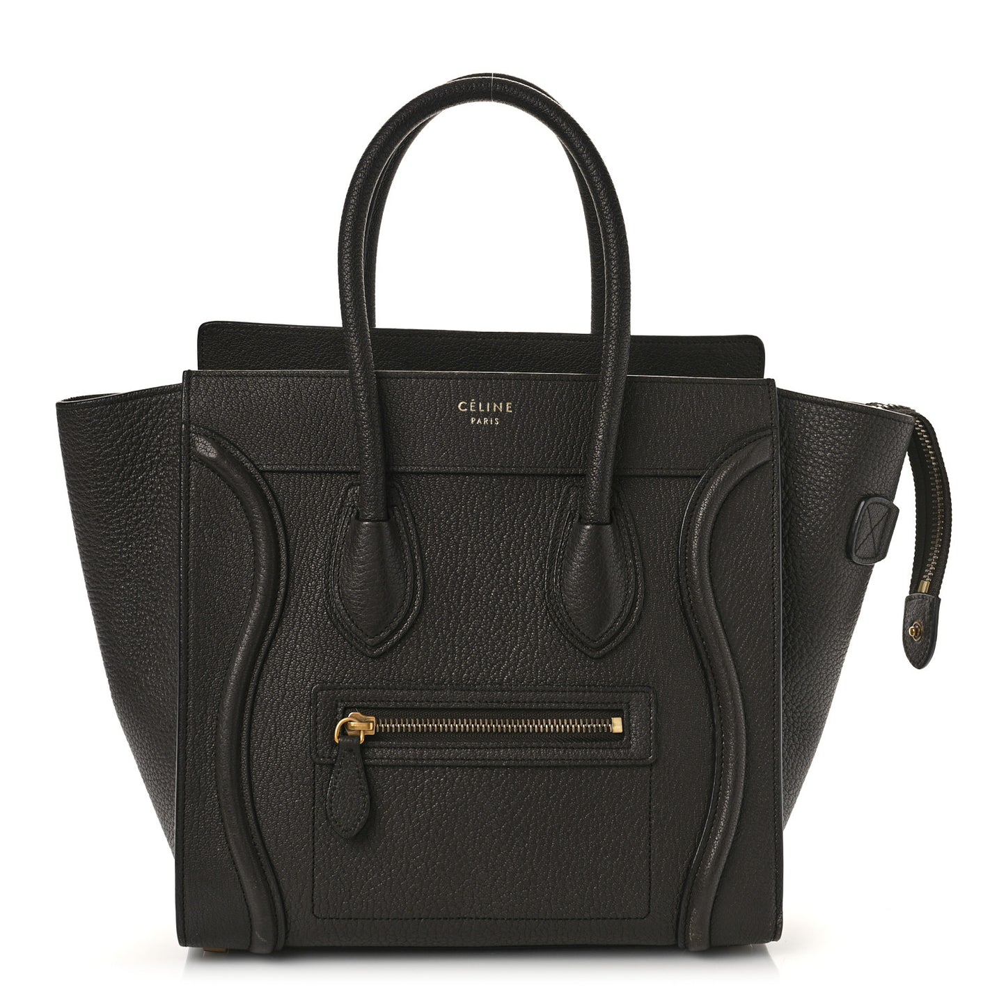Goatskin Micro Luggage Dark Taupe