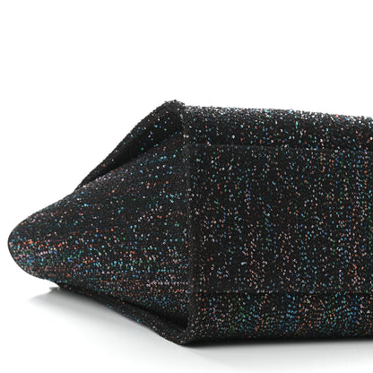 Chanel Calfskin Sequin Medium Deauville Tote Black 9 of 11