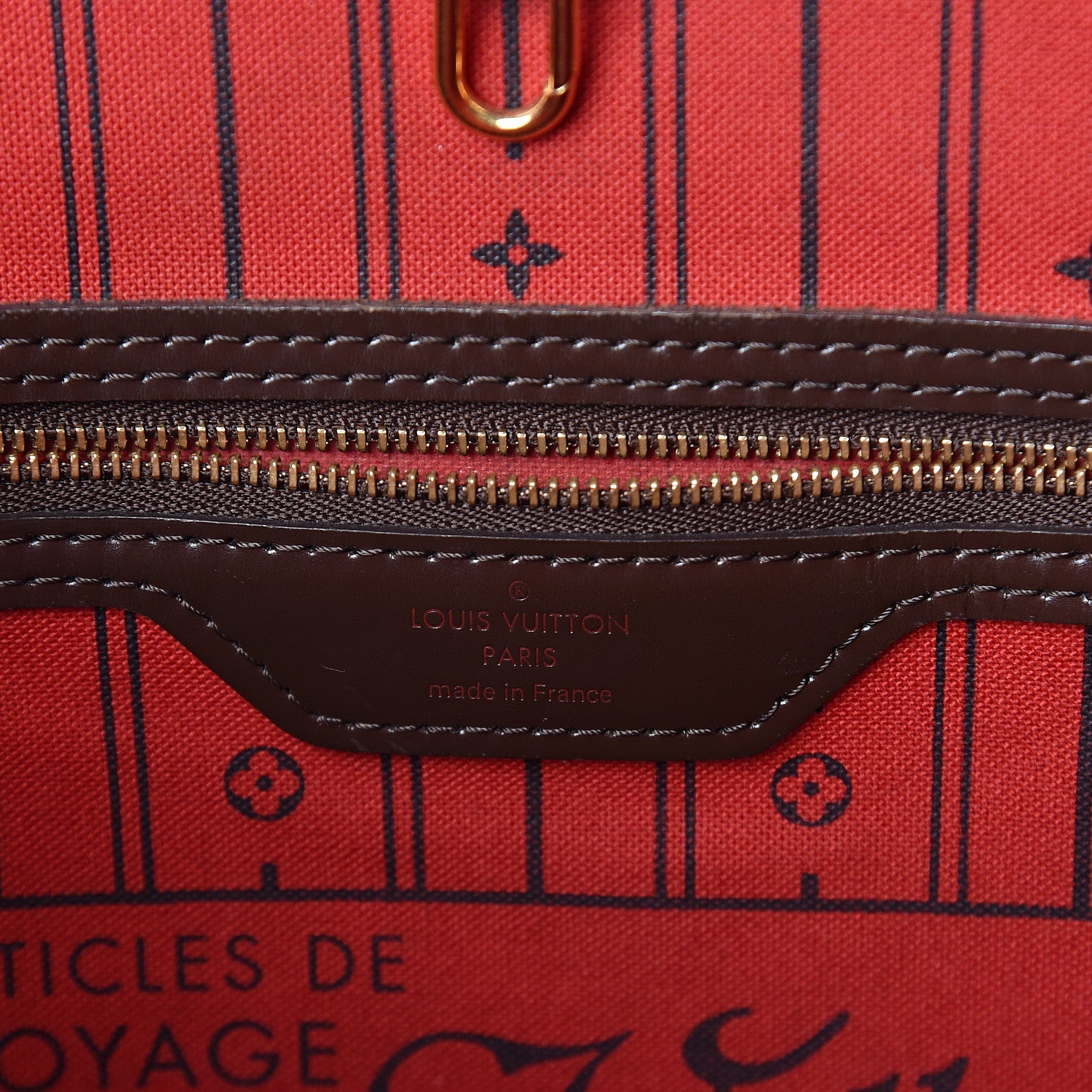 Louis Vuitton Damier Ebene Neverfull MM 5 of 13
