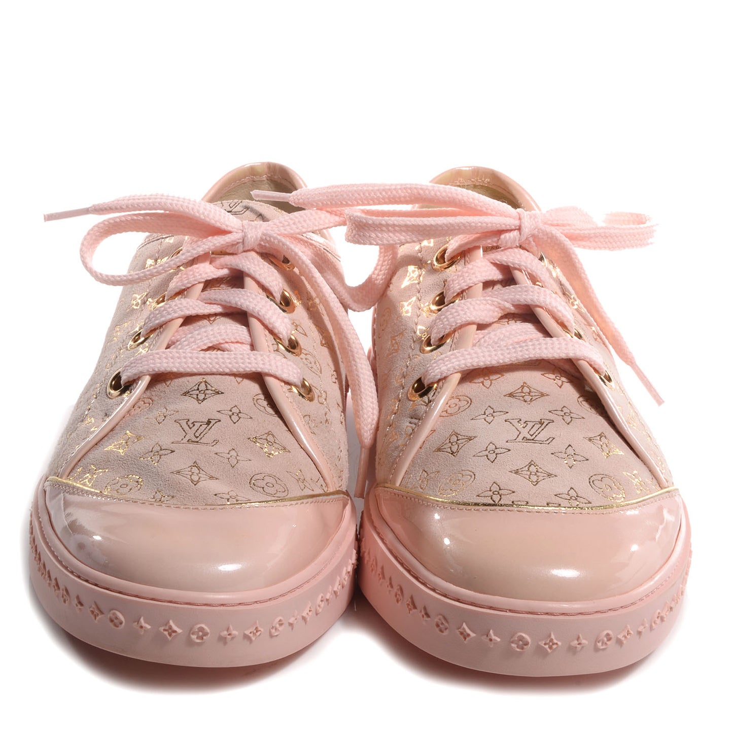 Patent Monogram Sneakers 39 Pink
