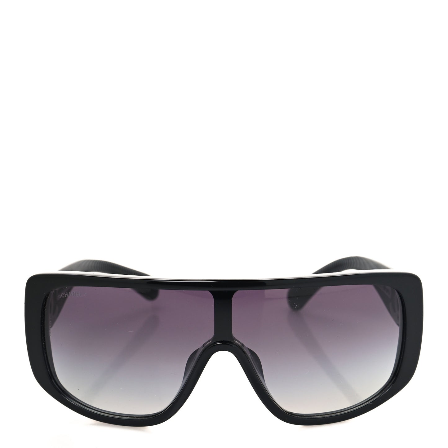 Acetate Shield Sunglasses 5495A Black