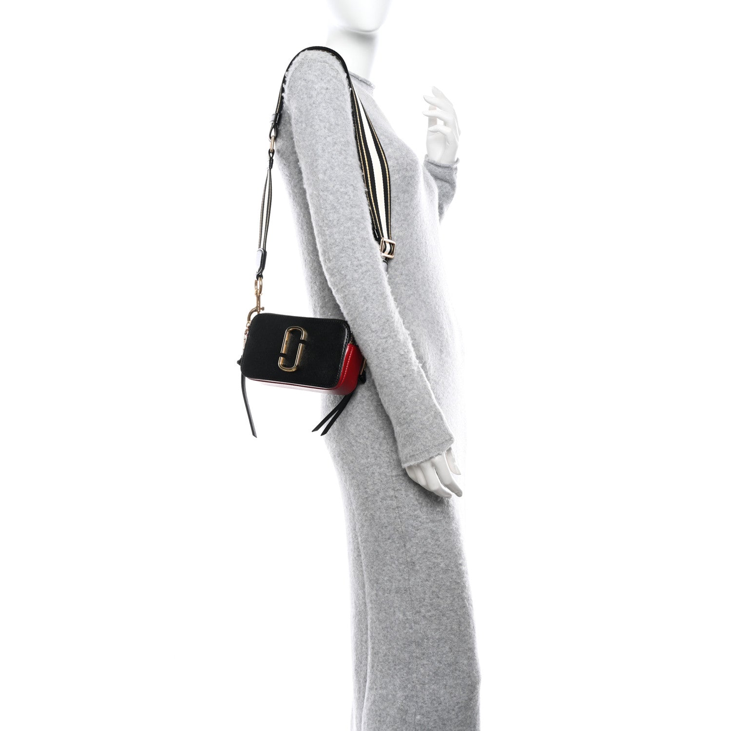 Marc Jacobs Saffiano Small Snapshot Camera Bag Black Multicolor 2 of 10