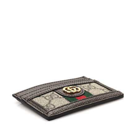 Gucci GG Supreme Monogram Ophidia Card Holder Brown 4 of 7