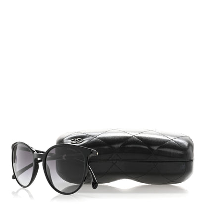 Chanel Acetate Butterfly Pearl Sunglasses 5394-H Black 10 of 10