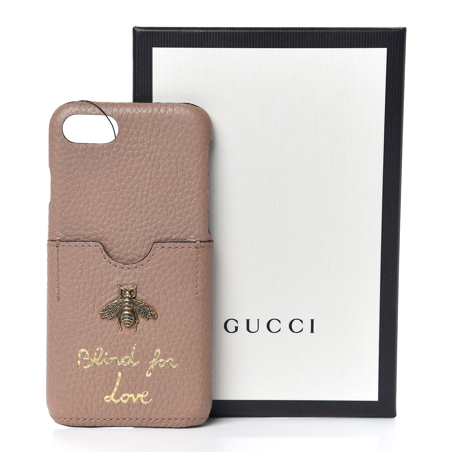 Gucci Calfskin Blind For Love iPhone 7 Case Taupe 7 of 7