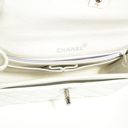 Chanel Lizard Quilted Small Flap White 5 of 9