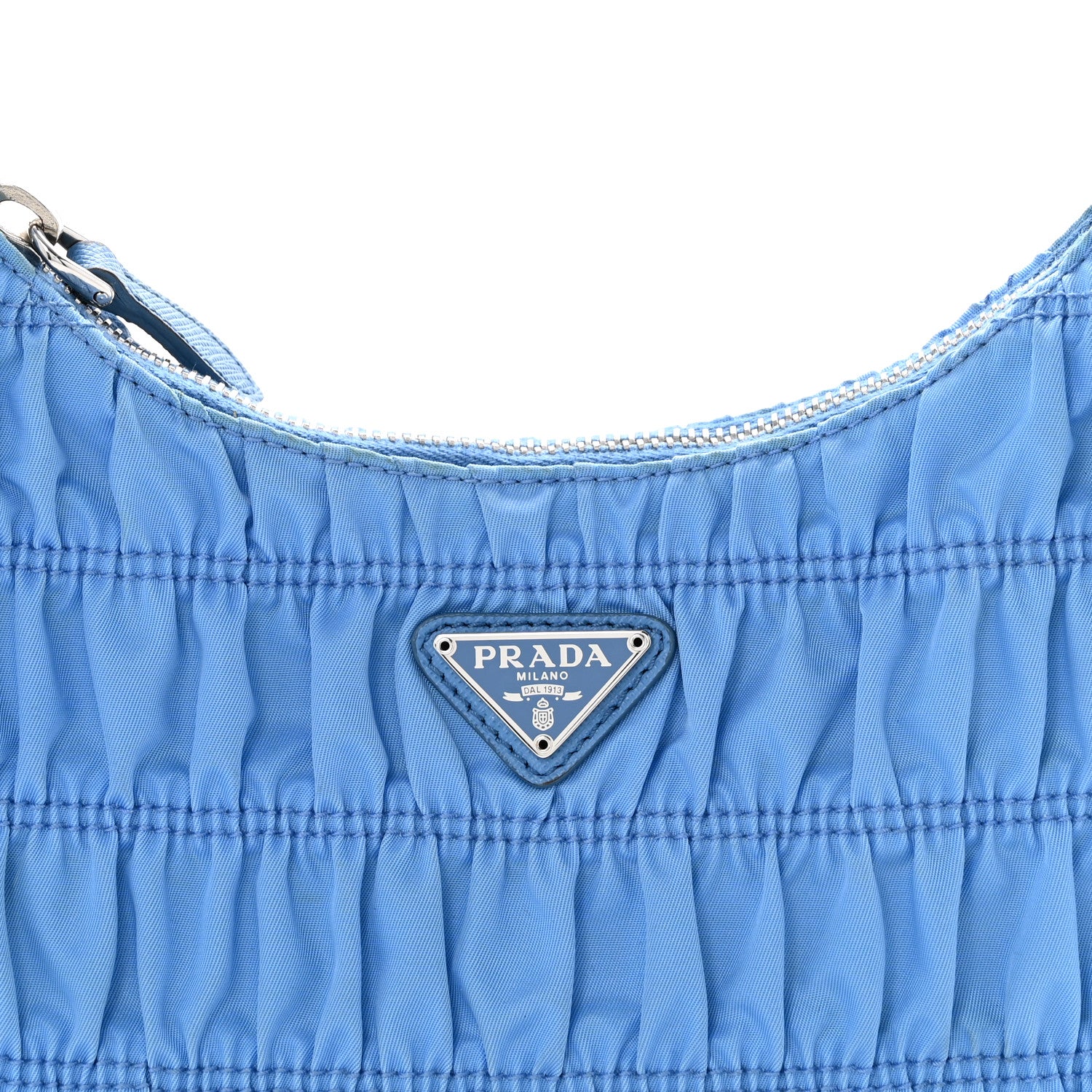Prada Tessuto Nylon Gaufre Shoulder Bag Pervinca 8 of 11
