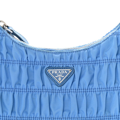 Prada Tessuto Nylon Gaufre Shoulder Bag Pervinca 8 of 11