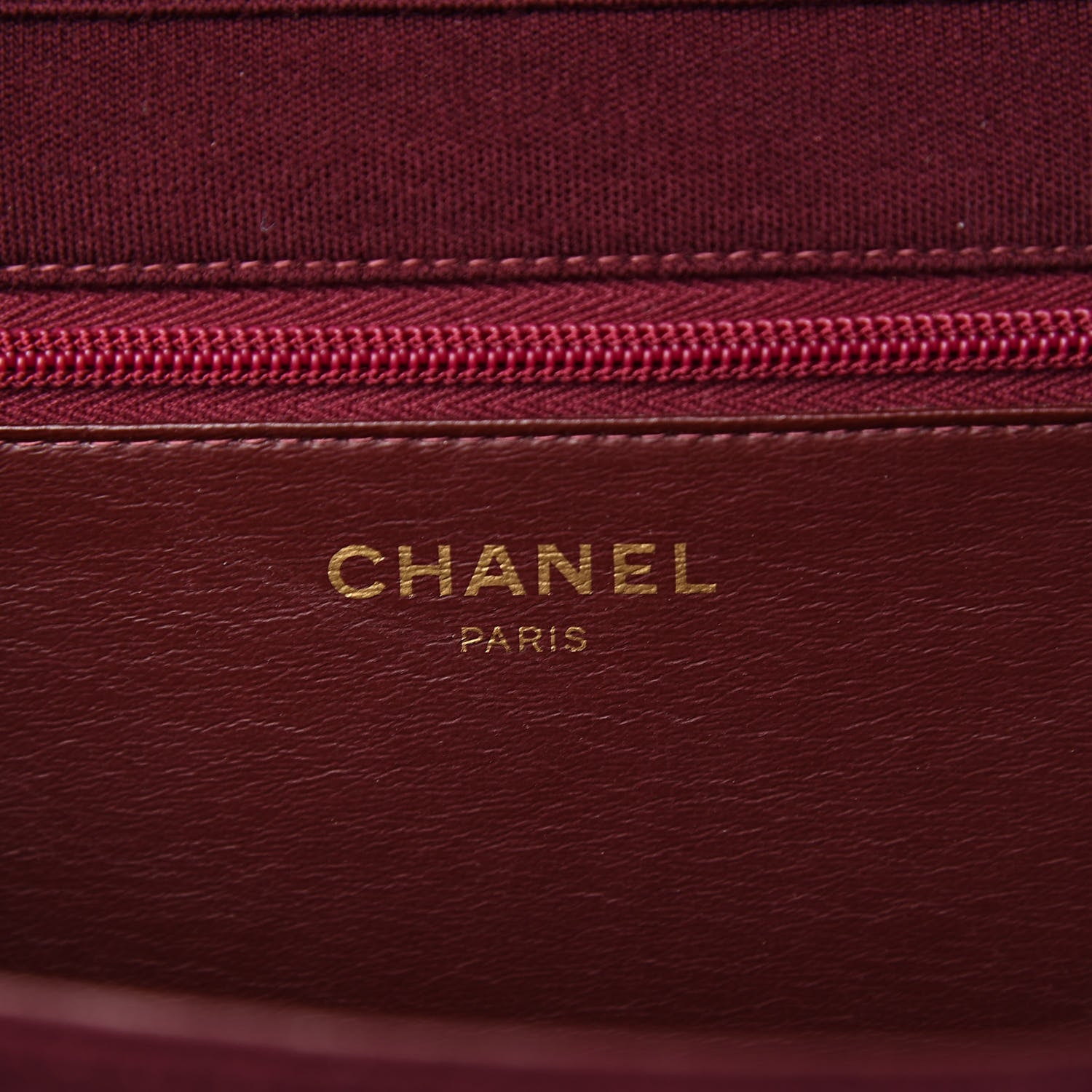 Chanel Jersey Quilted Small Single Flap Dark Red 6 of 12