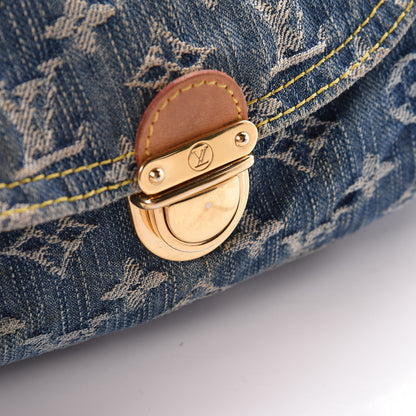 Louis Vuitton Monogram Denim Mini Pleaty Blue 15 of 15