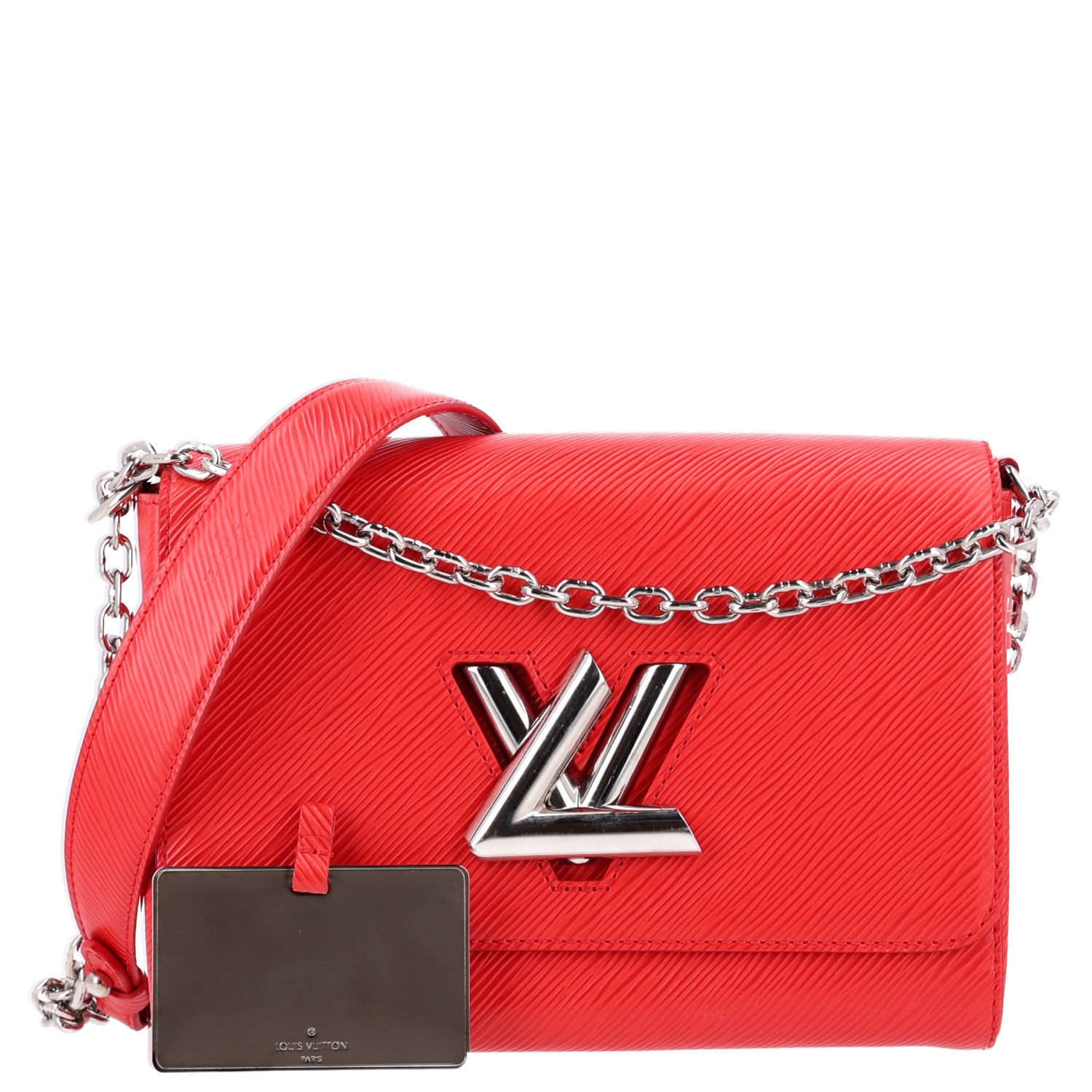 Louis Vuitton Epi Twist Shoulder Bag MM Coquelicot 4 of 11