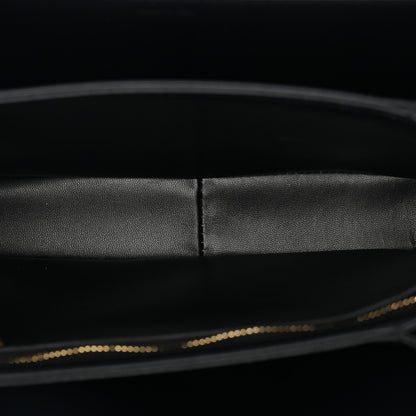 Celine Shiny Calfskin Medium Triomphe Black 5 of 11