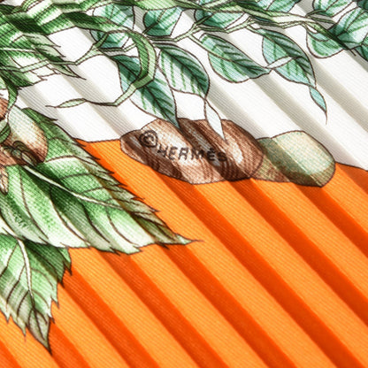 Hermes Silk Plisse Cavalier Des Nuages Scarf 90 4 of 5