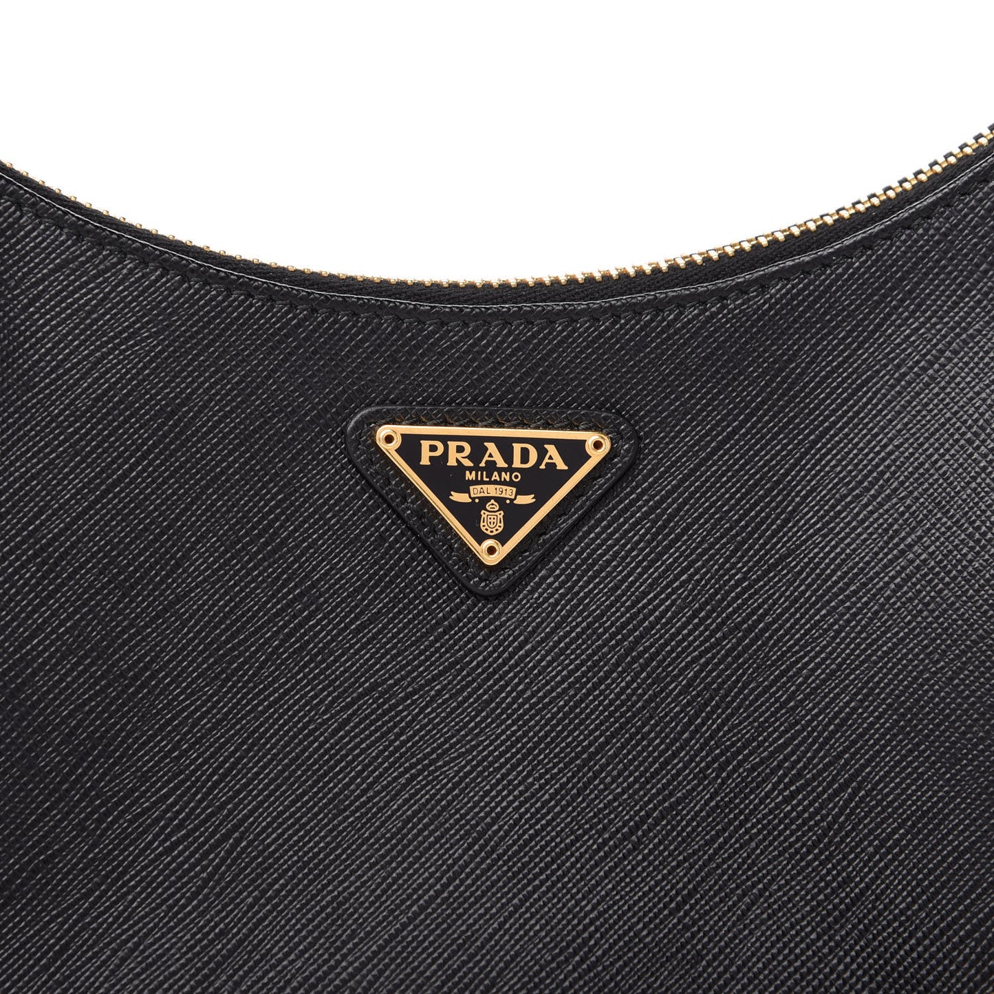 Saffiano Lux Re-Edition 2005 Shoulder Bag Black