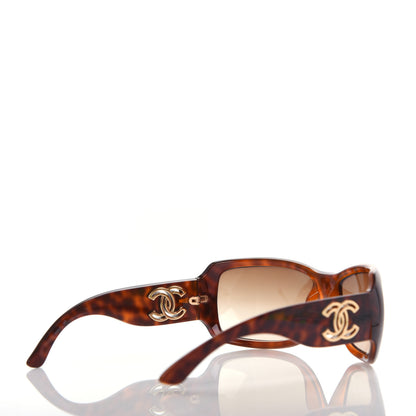 Chanel CC Sunglasses 6018 Tortoise 4 of 7