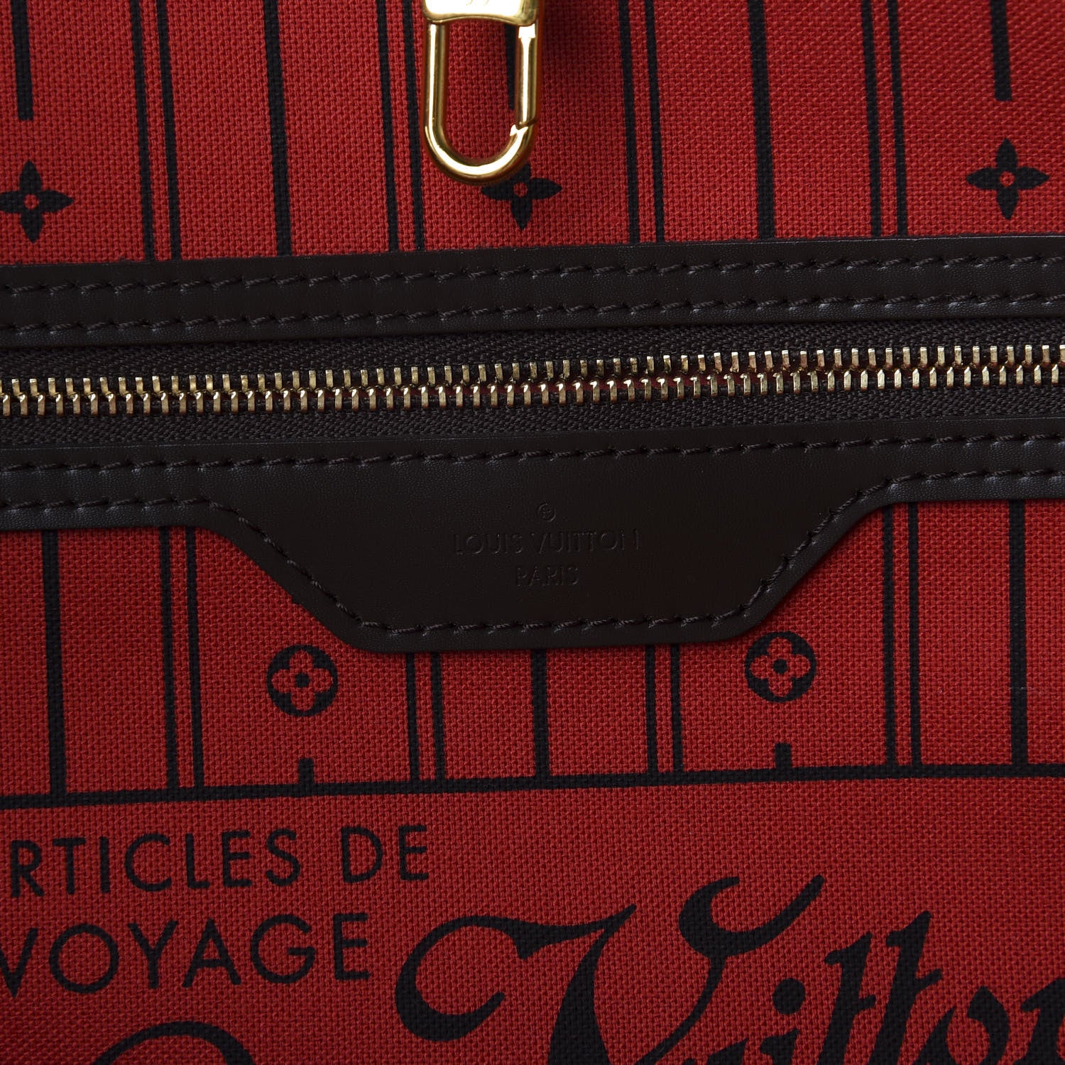 Louis Vuitton Damier Ebene Neverfull GM 9 of 10