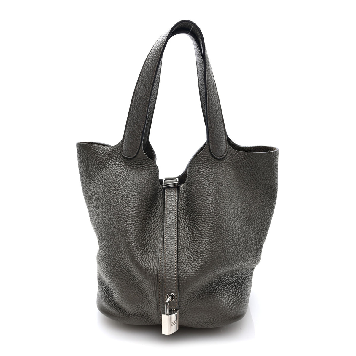 Hermes Taurillon Clemence Picotin Lock 22 MM Etain 1 of 10