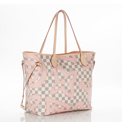 Louis Vuitton Damier Azur Tahitienne Neverfull MM 3 of 7