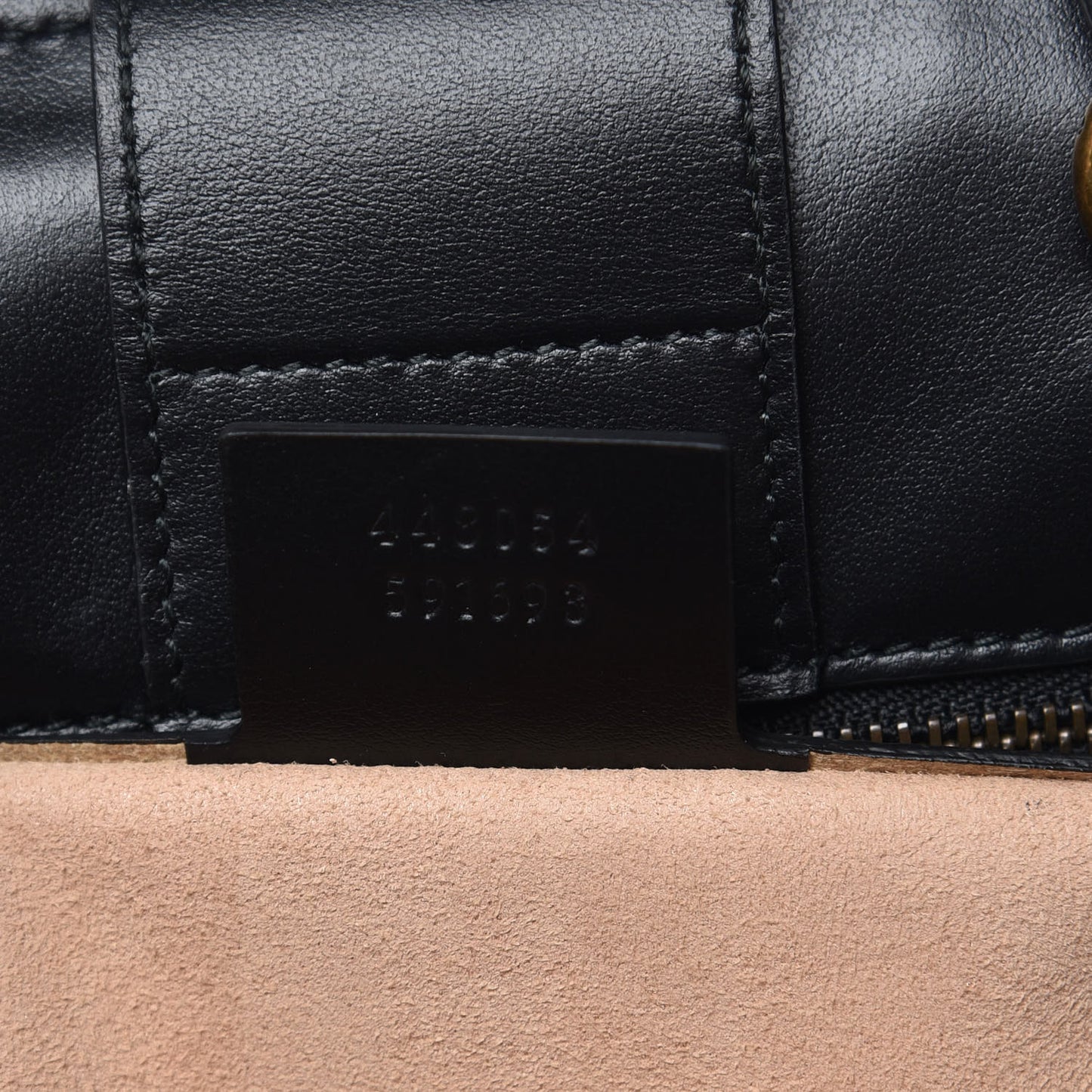 Calfskin Matelasse Small GG Marmont Tote Black