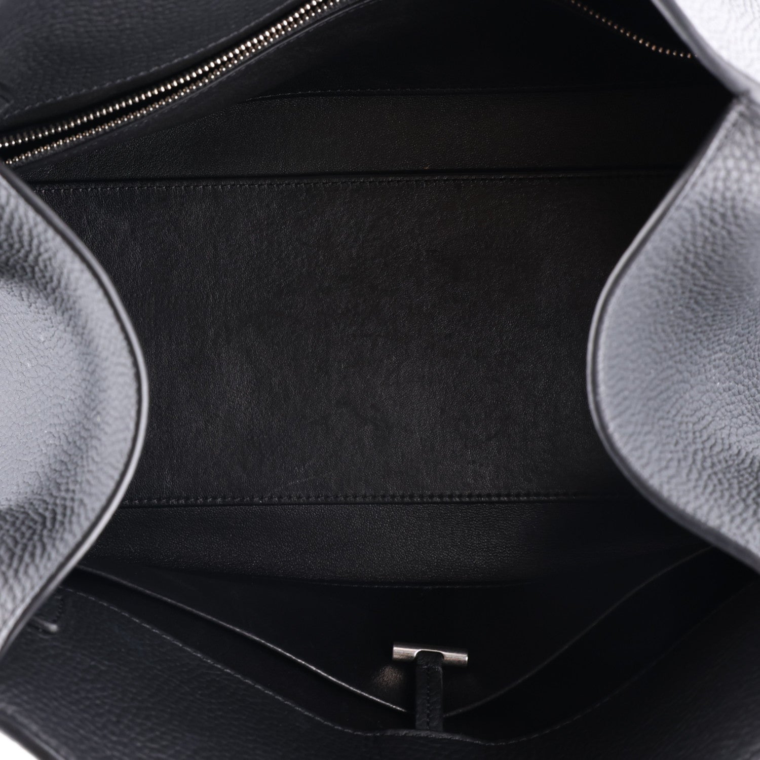 The Row Matte Grained Calfskin Margaux Shoulder 12 Black 4 of 8