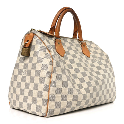 Louis Vuitton Damier Azur Speedy 30 3 of 10