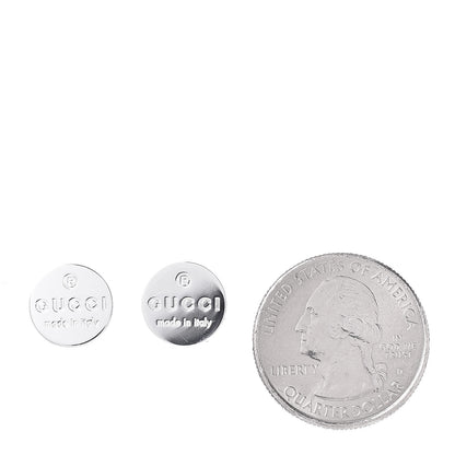 Gucci Sterling Silver Round Stud Earrings 2 of 5