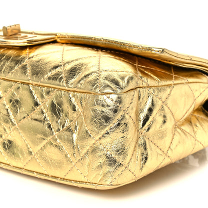 Chanel Metallic Aged Calfskin Quilted 2.55 Reissue 227 Flap Gold 9 of 9