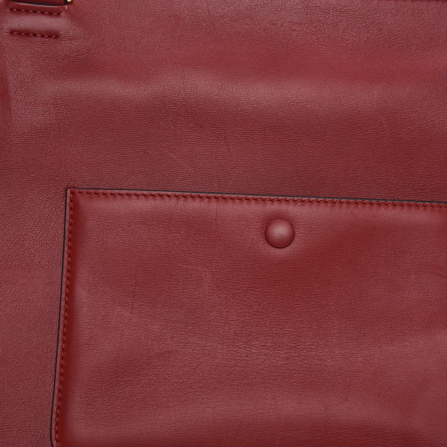 Celine Smooth Calfskin Medium Edge Shoulder Bag Red 8 of 13