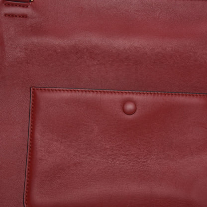 Celine Smooth Calfskin Medium Edge Shoulder Bag Red 8 of 13