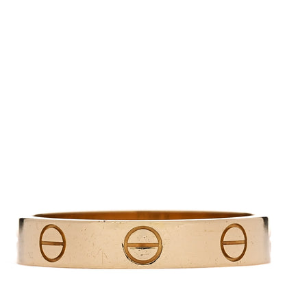 Cartier 18K Yellow Gold 3.5mm LOVE Wedding Band Ring 54 6.75 3 of 5