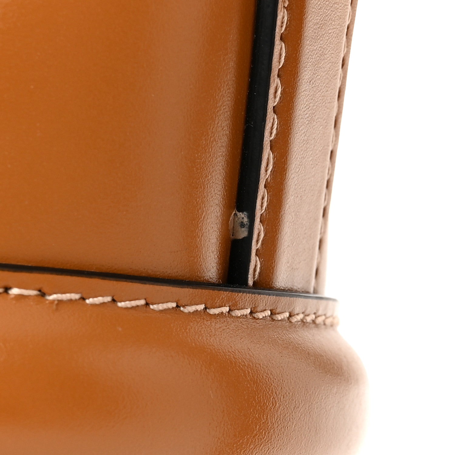 Alexander McQueen Calfskin The Curve Small Shoulder Bag Tan 16 of 17