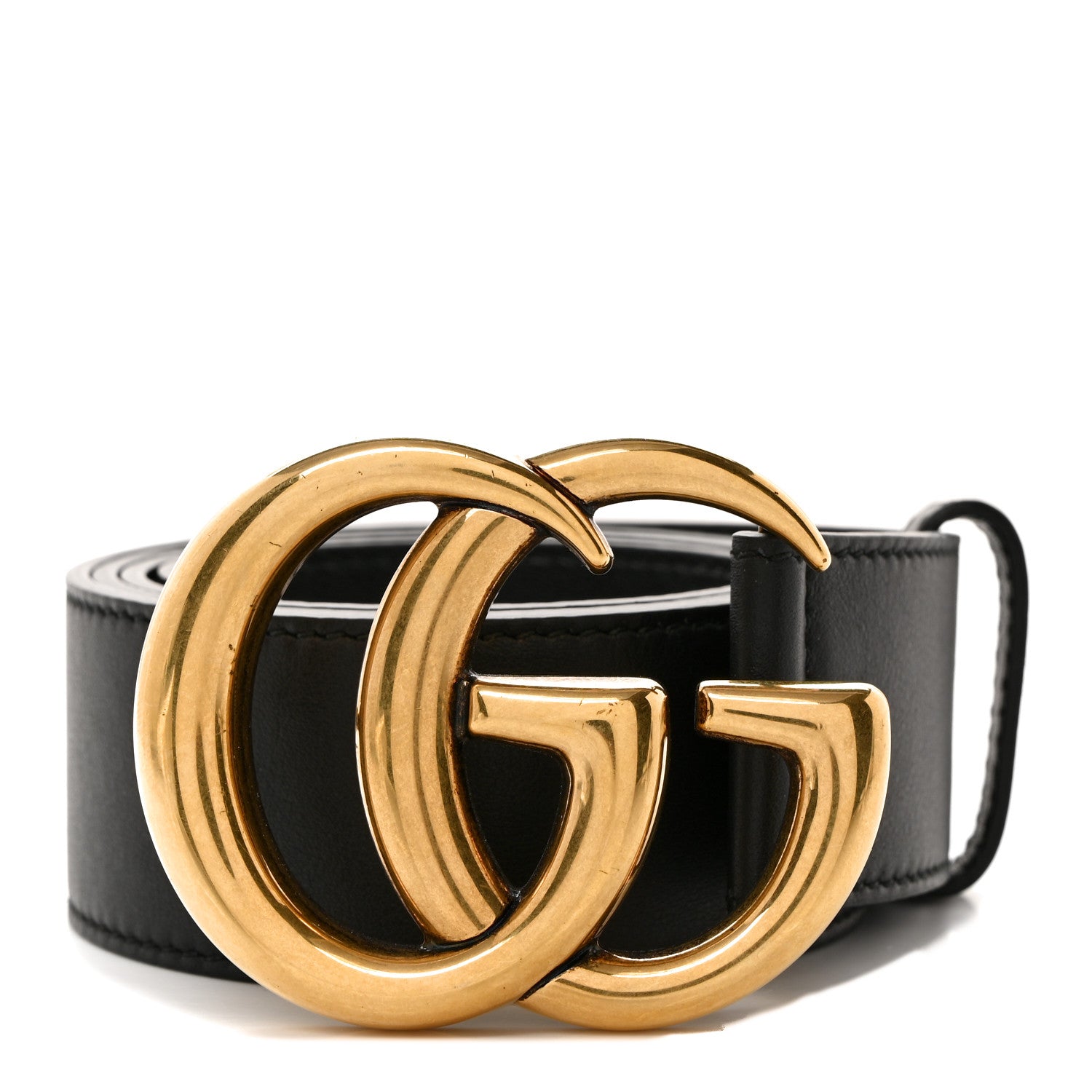 Gucci Calfskin Double G 40mm Belt 85 34 Black 1 of 6