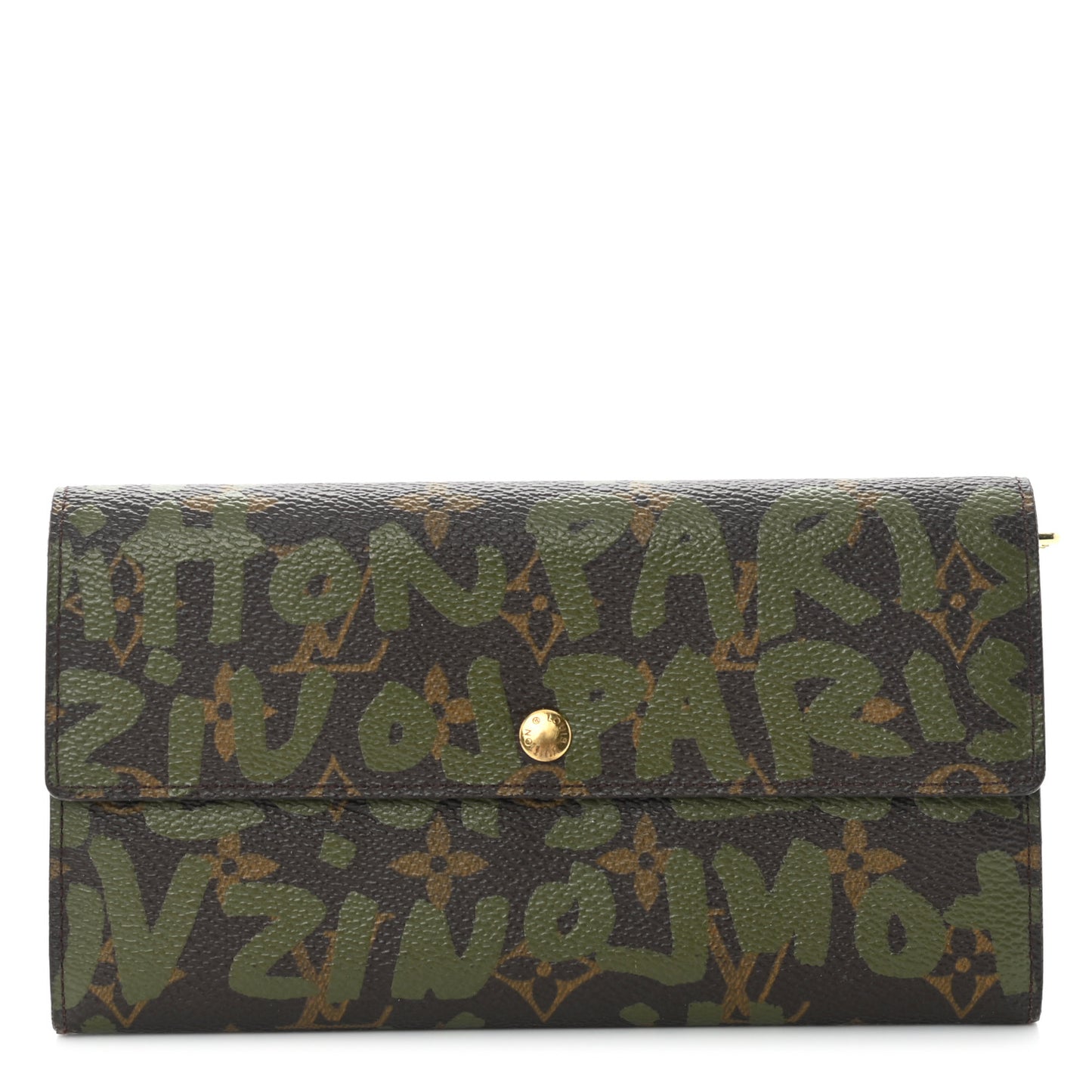 Monogram Graffiti Porte-Monnaie Wallet Kaki