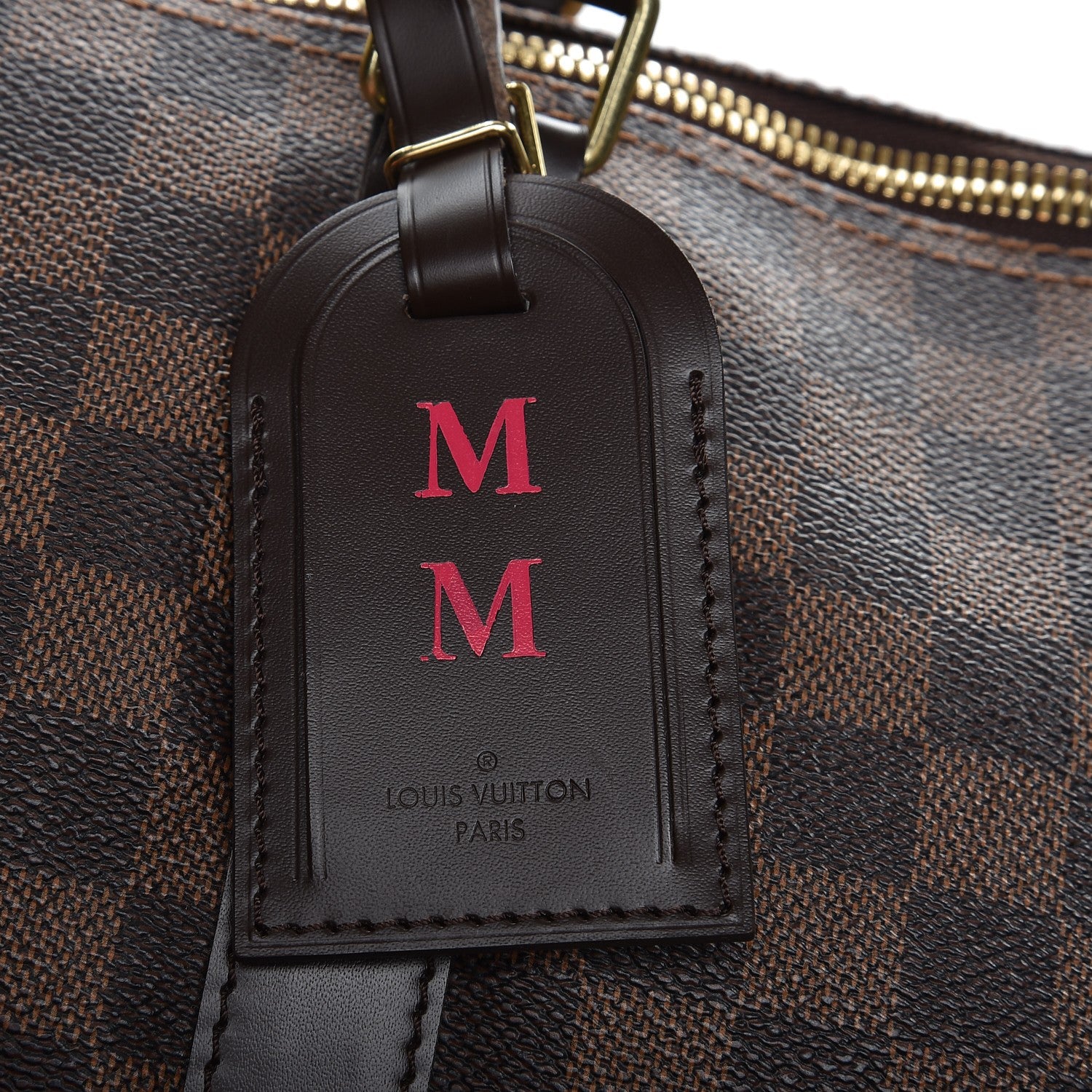 Louis Vuitton Damier Ebene Keepall Bandouliere 55 8 of 9