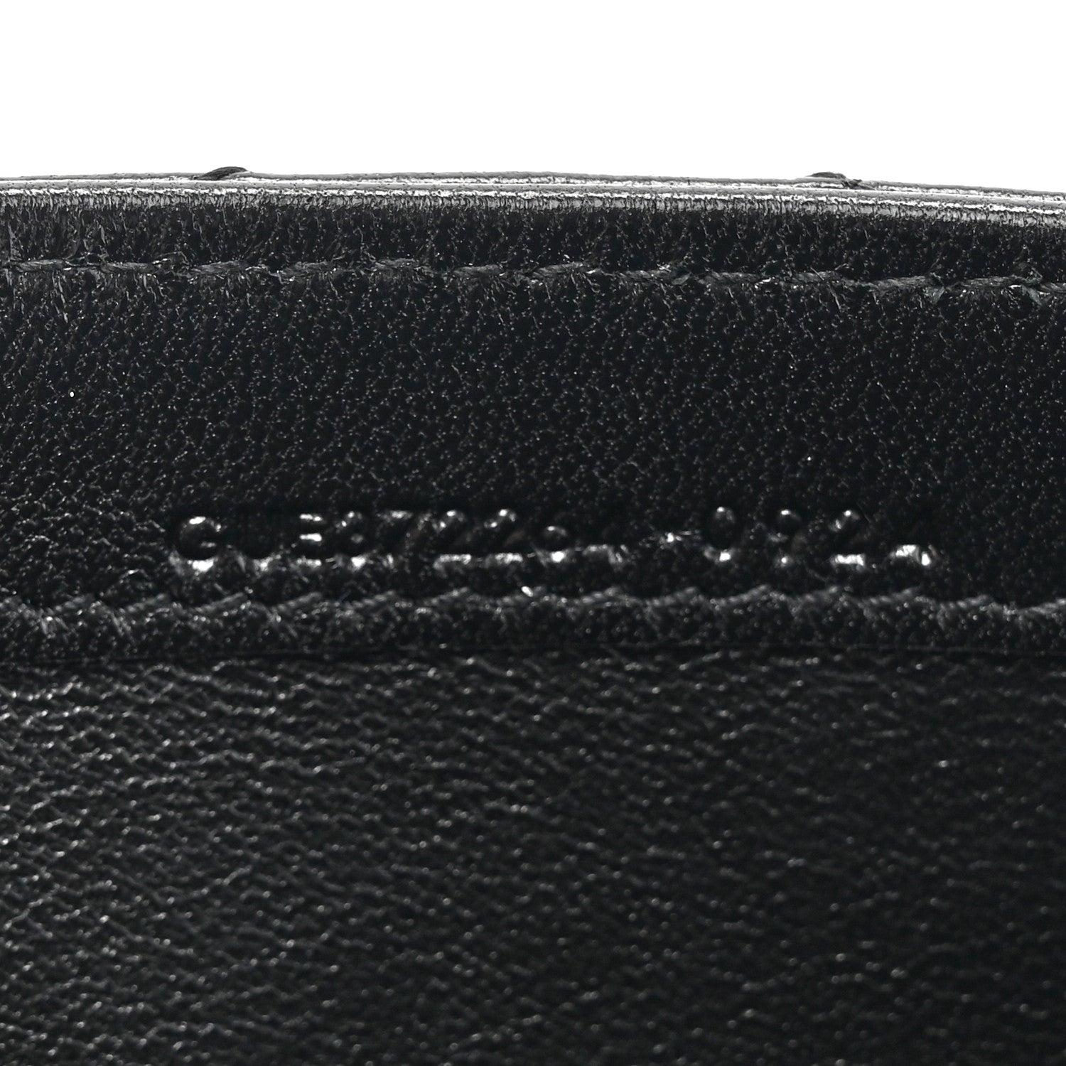 Saint Laurent Calfskin Matelasse Chevron Monogram Flap Wallet Black 8 of 11