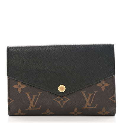 Louis Vuitton Monogram Pallas Compact Wallet Black 1 of 9