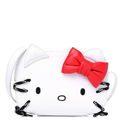 Balenciaga Calfskin Hello Kitty Camera Bag XS Optic White 1 of 10