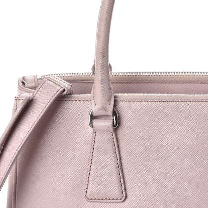 Prada Saffiano Small Galleria Double Zip Tote Mughetto 10 of 19